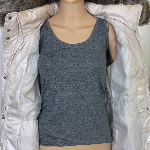 Apt. 9 long hooded quilted puffer jacket size M - Picture 7 of 8